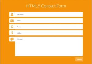 Css Email form Template 25 Best Free Css HTML Contact form Templates Tutorials