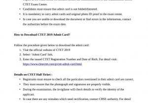 Ctet Admit Card Name Date Birth All You Must Know About Ctet Hall Ticket by Raj Kumar issuu