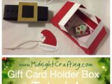Cue Card About Handmade Gift Gift Card Holder Box Tutorial Gift Card Boxes Christmas