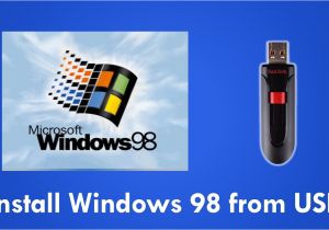 Cue Card On Modern Technology Install Windows 98 From Usb Flash Drive with Easy2boot