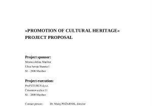 Cultural Project Proposal Template 82 Project Proposal Samples Sample Templates