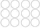 Cupcake Circle Template Crayons and Checkbooks Cupcake topper Template