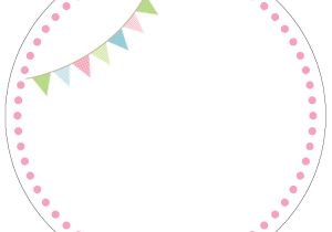 Cupcake Circle Template Cupcake themed Birthday Party with Free Printables How