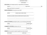 Curriculum Blank Resume Crossword Blank Resume Template Pdf Free Samples Examples