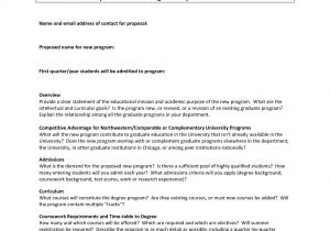 Curriculum Proposal Template 8 Program Proposal Template Timeline Template