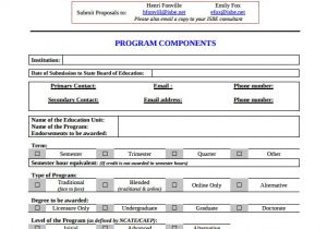 Curriculum Proposal Template 8 Sample Program Proposal Templates to Download Sample