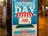 Customer Appreciation Day Flyer Template Customer Appreciation Day Business Flyer Psd Template