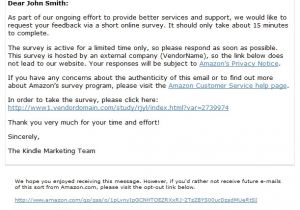 Customer Satisfaction Survey Email Invitation Template Amazon Com Help About Amazon Consumer Survey E Mails