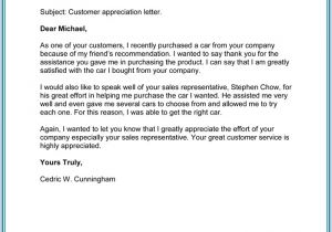 Customer Thank You Email Template Thank You Letter Client Template Client Complaint