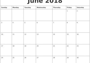 Customizable Calendar Template 2018 June 2018 Custom Calendar Printing