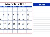 Customizable Calendar Template 2018 March 2018 Personalized Calendar Latest Calendar