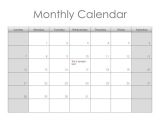 Customizable Calendar Templates Monotone Monthly Planner Get This Free Printable