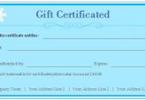 Customizable Christmas Gift Certificate Template Free Gift Certificate Templates Customizable and Printable