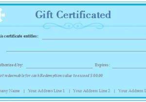 Customizable Christmas Gift Certificate Template Free Gift Certificate Templates Customizable and Printable