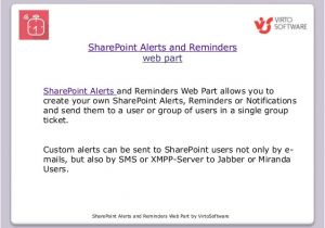 Customize Sharepoint 2013 Alert Email Template Sharepoint Alerts Reminders Web Part