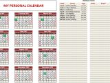 Customized Calendar Template Custom Printable Calendars Excel Template Indzara