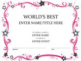 Customized Certificate Templates Resume Responsibilities Free Custom Award Certificate