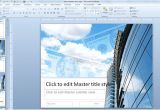 Customized Powerpoint Templates How to Create A Powerpoint Template Using A Jpg Image