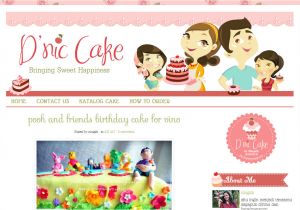 Customizing Blogger Template D 39 Nic Cakes Custom Blogger Template Ipietoon Cute Blog