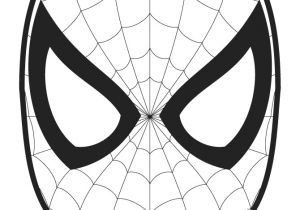 Cut Out Character Template Spider Man Face Template Cut Out Colouring Page Coloring