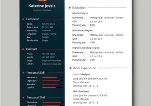 Cv Resume Template Free Download 34 Free Psd Cv Resumes to Find A Good Job Free Psd