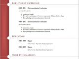 Cv Resume Template Free Download Free Cv Templates 254 to 260 Free Cv Template Dot org