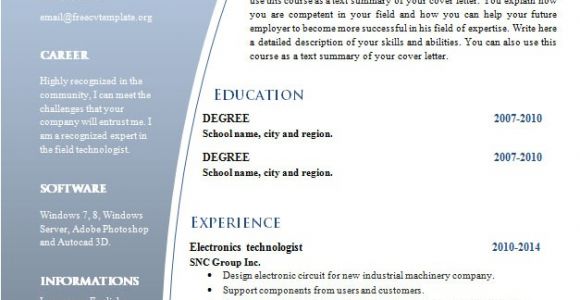 Cv Resume Template Microsoft Word Cv Templates for Word Doc 632 638 Free Cv Template