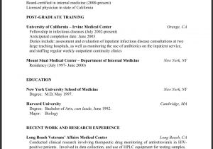 Cv Template for Physicians A Brief Guide to Writing A Physician Resume From Staff Care