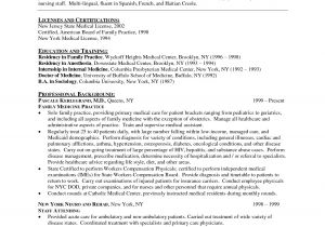 Cv Template for Physicians Best Photos Of Physician Cover Letter for Family Medical