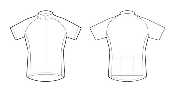 Cycling Shirt Template Cycling Jersey Design Template Illustrator Templates