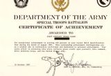 Da form 2442 Certificate Of Achievement Template Da form 2442 Certificate Of Achievement Template