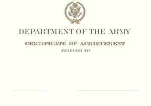 Da form 2442 Certificate Of Achievement Template What is Da form 2442 Nco Pro