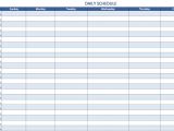 Daily Calendar Template 30 Minute Increments Appointment Schedule Template 30 Minute Increments