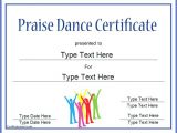 Dance Certificate Templates Free Download Dance Certificate Template Award Templates Whatapps Co