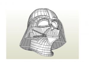 Darth Vader Helmet Template Darth Vader Helmet Star Wars 1 1 Full Scale Life Size Diy