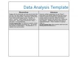 Data Analysis Template for Teachers 5 Data Analysis Samples Sample Templates