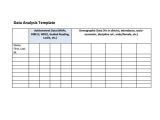 Data Analysis Template for Teachers 5 Data Analysis Templates Sample Templates