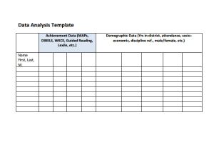 Data Analysis Template for Teachers 5 Data Analysis Templates Sample Templates