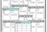 Day at A Glance Calendar Template Clutter Free Classroom Day at A Glance Daily Lesson