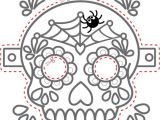 Day Of the Dead Skull Mask Template 26 Best Images About Fargelegging On Pinterest