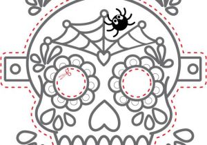 Day Of the Dead Skull Mask Template 26 Best Images About Fargelegging On Pinterest