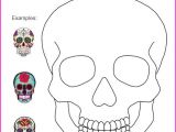 Day Of the Dead Skull Mask Template Bilingual Dia De Los Muertos Day Of the Dead Printable