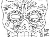 Day Of the Dead Skull Mask Template Day Of the Dead Skull Coloring Pages Coloring Home