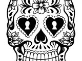 Day Of the Dead Skull Mask Template Free Printable Day Of the Dead Coloring Pages Best