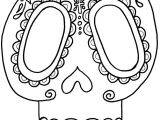 Day Of the Dead Skull Mask Template Sugar Skull Coloring Page Az Coloring Pages