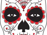 Day Of the Dead Skull Mask Template Surface Fragments How to Make A Day Of the Dead Mask