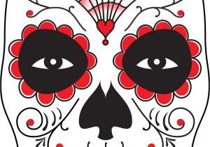 Day Of the Dead Skull Mask Template Surface Fragments How to Make A Day Of the Dead Mask