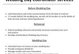 Day Of Wedding Coordinator Contract Template event Planner Contract Sample 6 Examples In Word Pdf