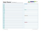 Day to Day Planner Template Free Day Planner Template E Commerce