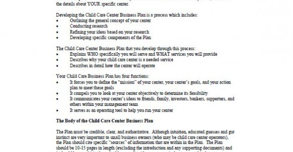 Daycare Business Plan Template Pdf Daycare Business Plan Template 12 Free Word Excel Pdf